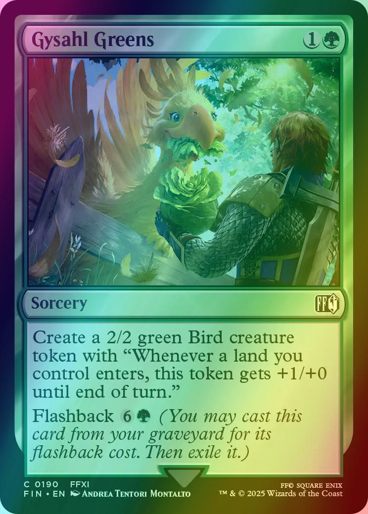 Gysahl Greens [190] [FINAL FANTASY] [Foil]