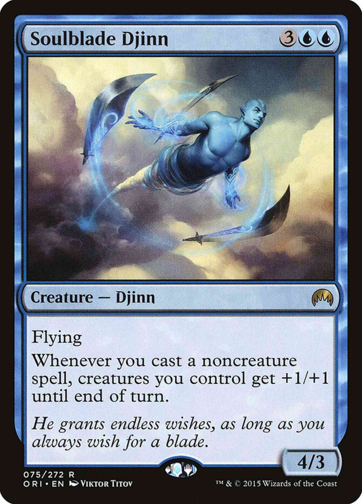 Soulblade Djinn [75] [Magic Origins] [Non-Foil]