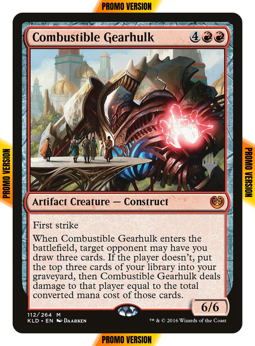 Combustible Gearhulk [112p] [Promo Pack] [Kaladesh Promos] [Non-Foil]