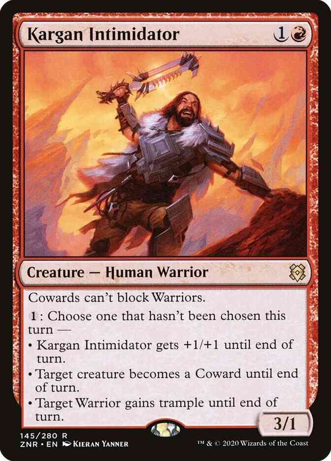 Kargan Intimidator [145] [Zendikar Rising] [Non-Foil]
