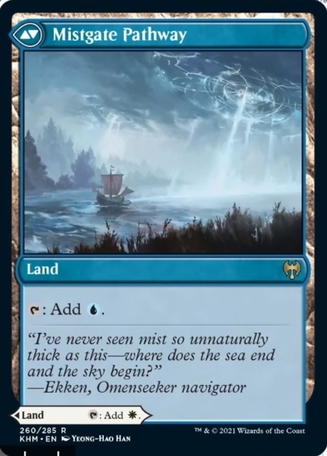 Hengegate Pathway // Mistgate Pathway [260] [Kaldheim] [Non-Foil]