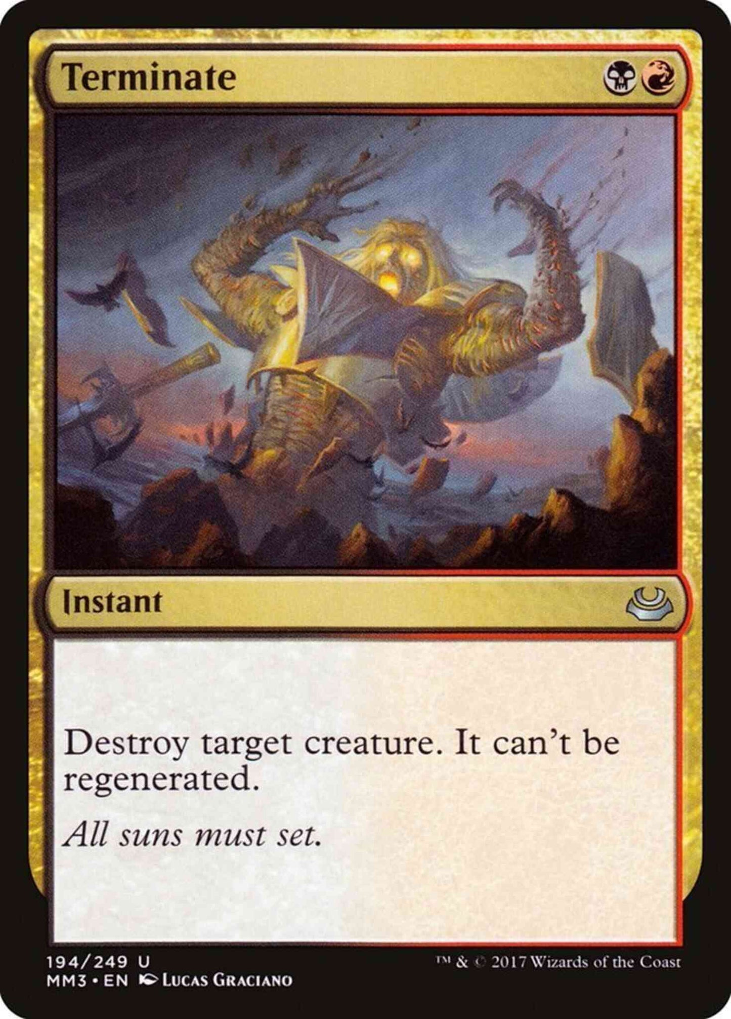 Terminate [194] [Modern Masters 2017] [Non-Foil]