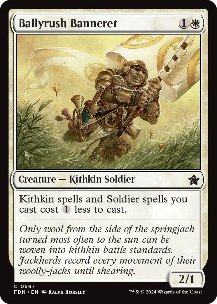 Ballyrush Banneret [567] [Foundations] [Non-Foil]