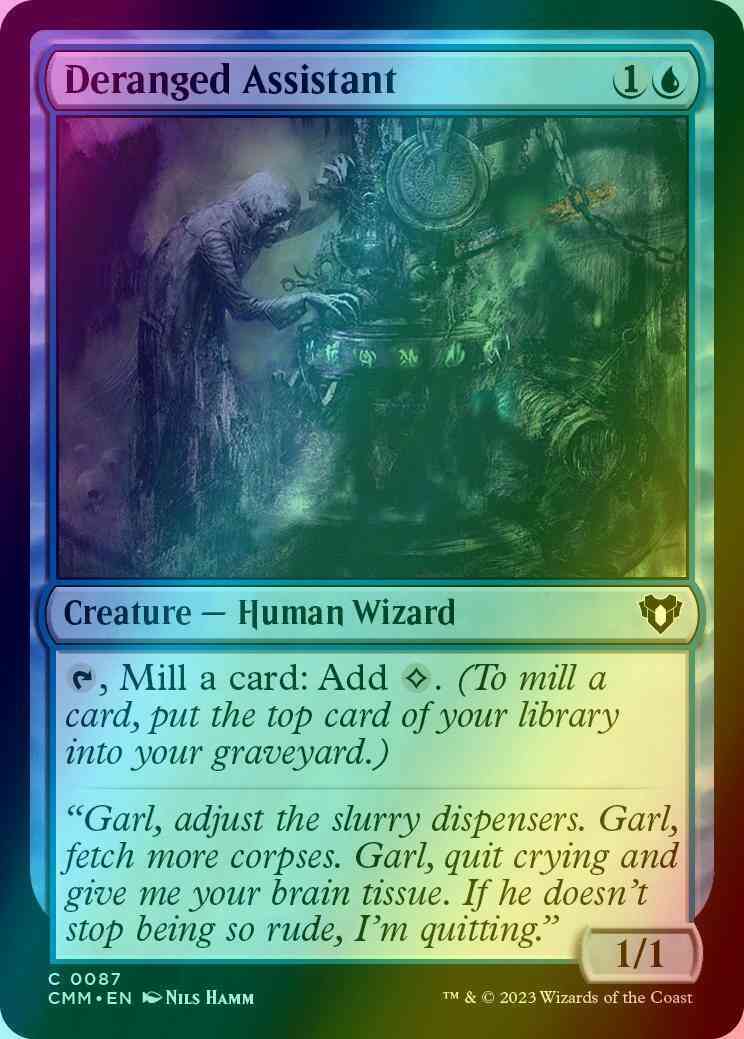 Deranged Assistant [87] [Commander Masters] [Foil]