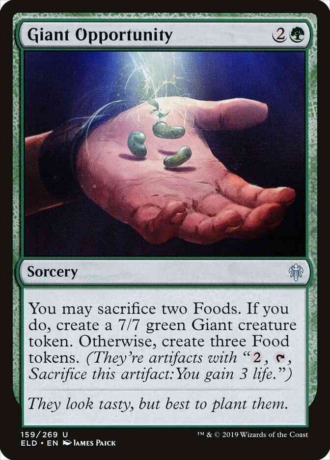 Giant Opportunity [159] [Throne of Eldraine] [Non-Foil]