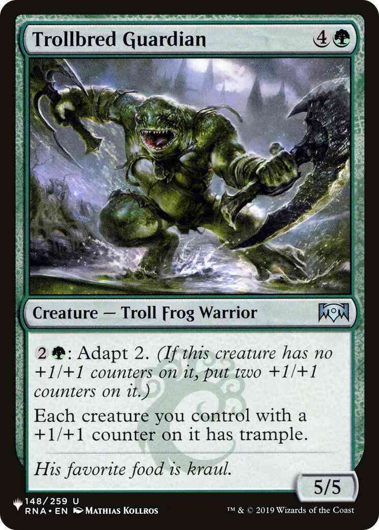 Trollbred Guardian [RNA-148] [The List] [Non-Foil]