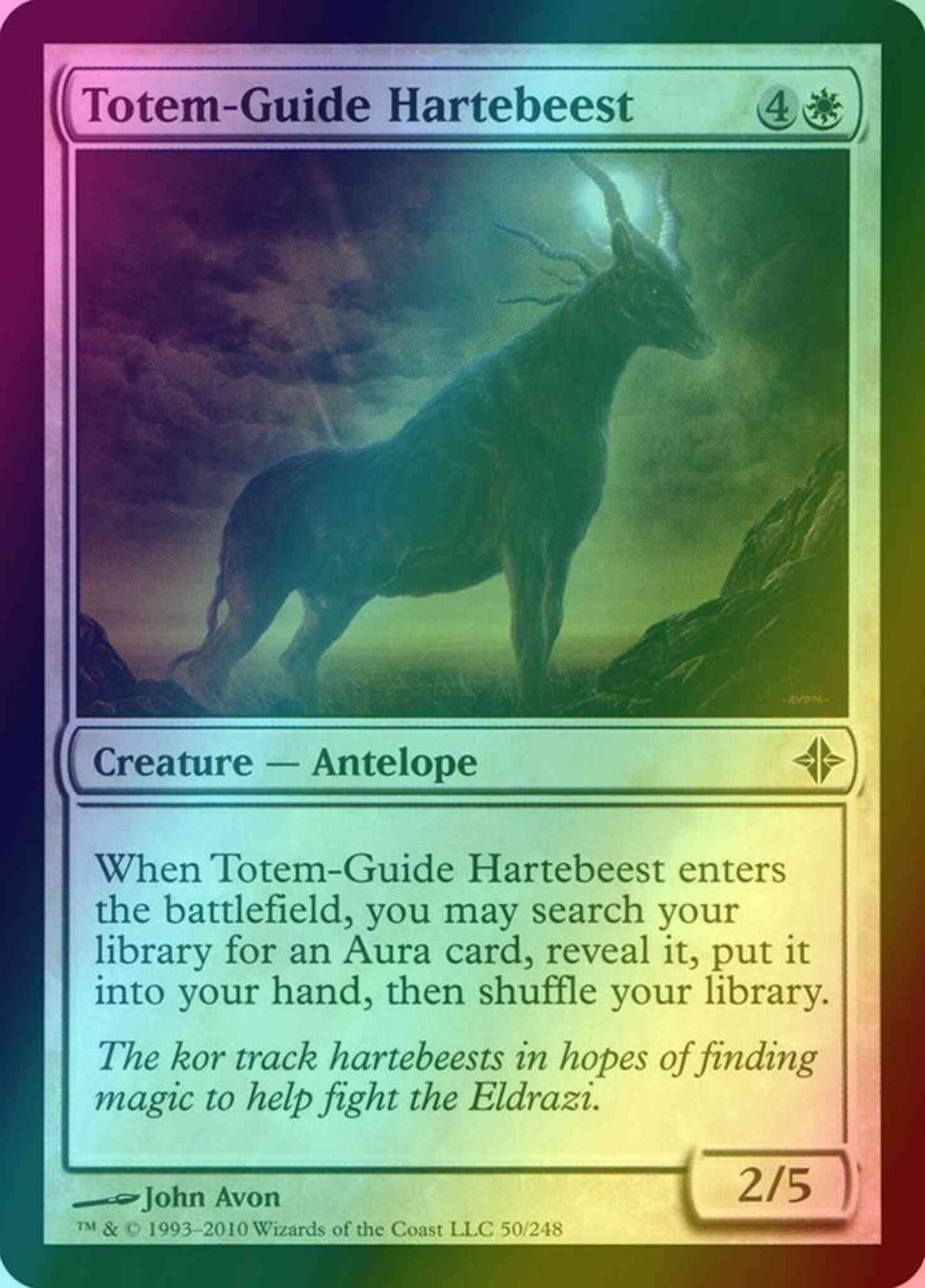 Totem-Guide Hartebeest [50] [Rise Of The Eldrazi] [Foil]