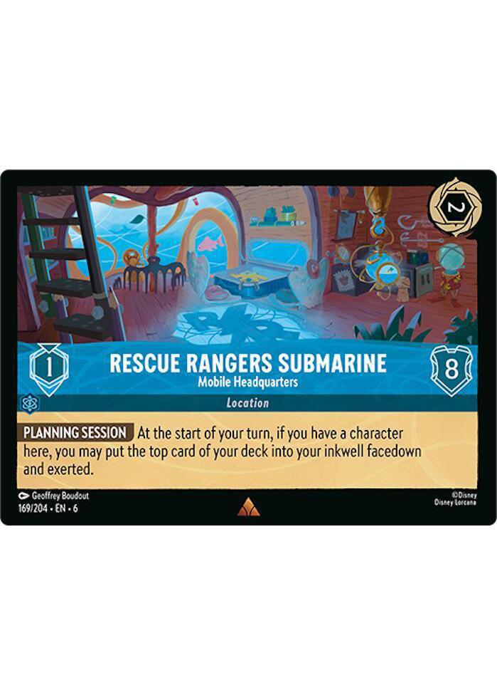 Rescue Rangers Submarine - Mobile Headquarters - 169/204 [Azurite Sea] [Non-Foil]