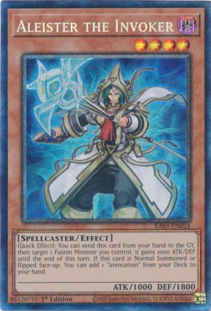 Aleister the Invoker - Alternate Art - RA04-EN024 - Collector's Rare - 1st Edition