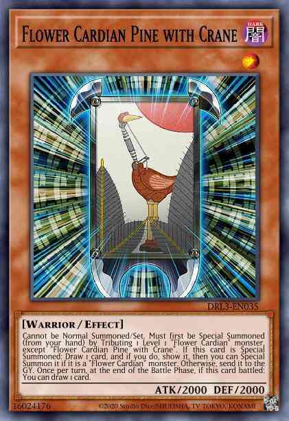 Flower Cardian Pine with Crane - DLCS-EN131 - Common - 1st Edition