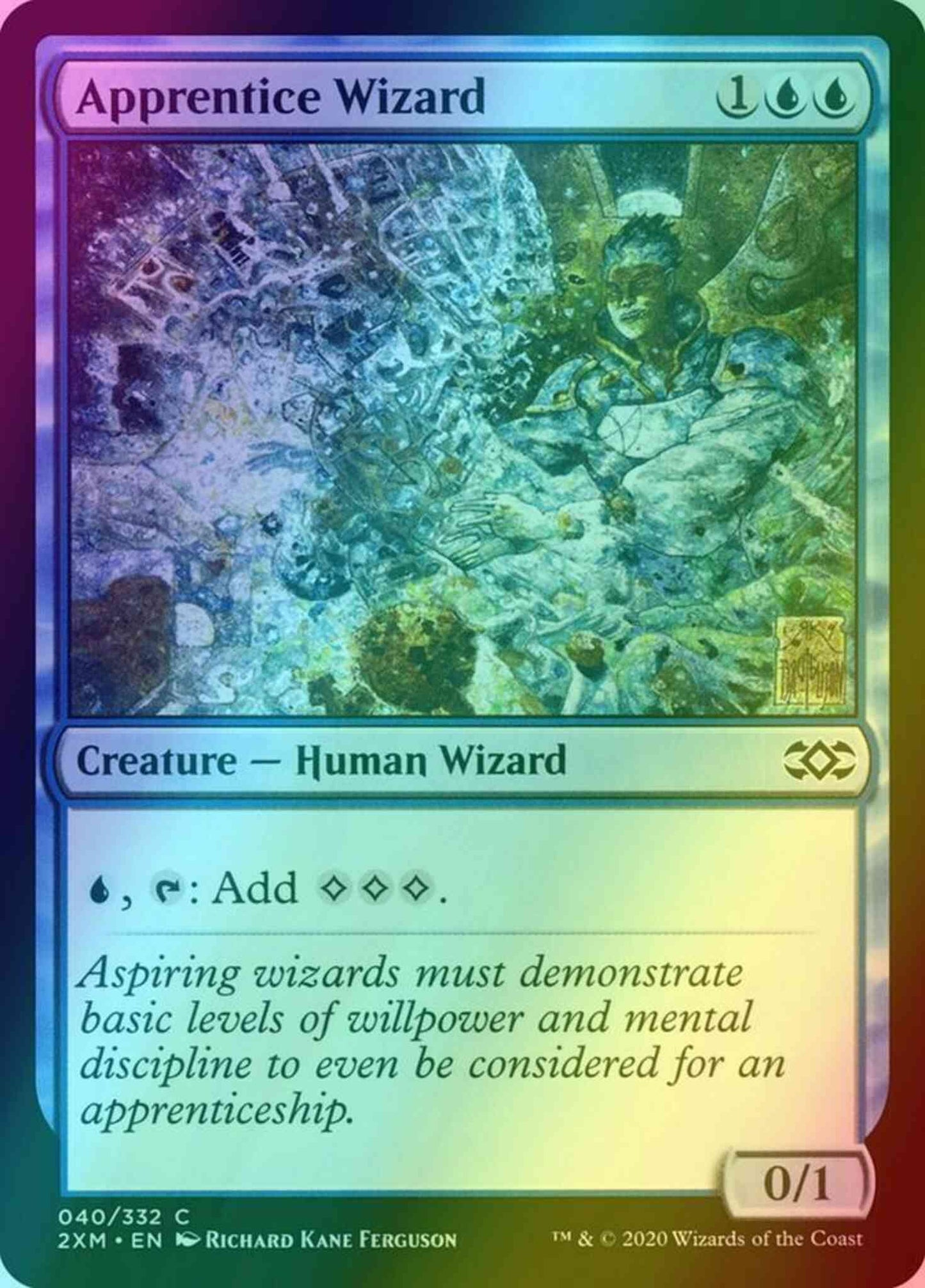 Apprentice Wizard [40] [Double Masters] [Foil]