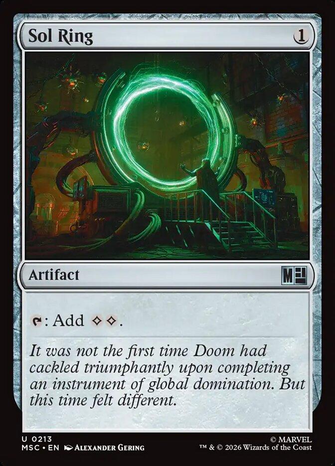 Sol Ring (Villains) [213] [Marvel Super Heroes: Commander] [Non-Foil]