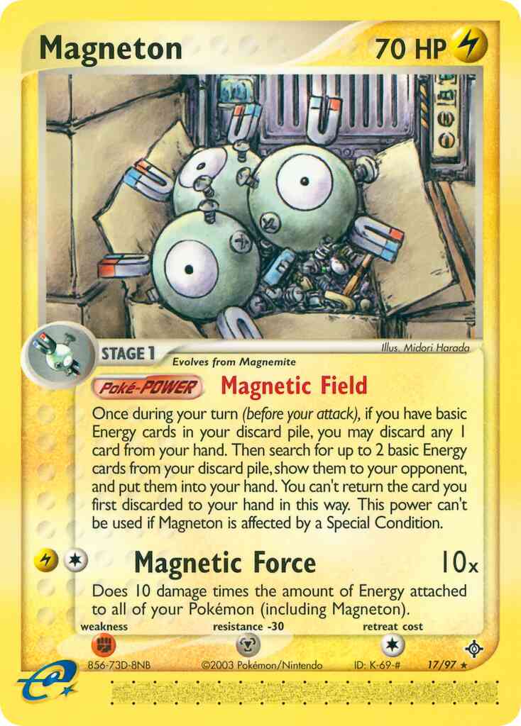 Magneton - 17/97 - Rare [ex3-17] [Non-Holo]