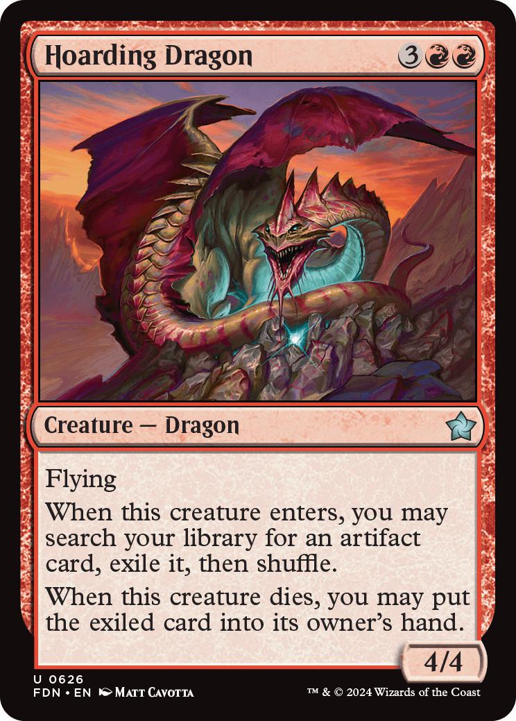Hoarding Dragon [626] [Foundations] [Non-Foil]
