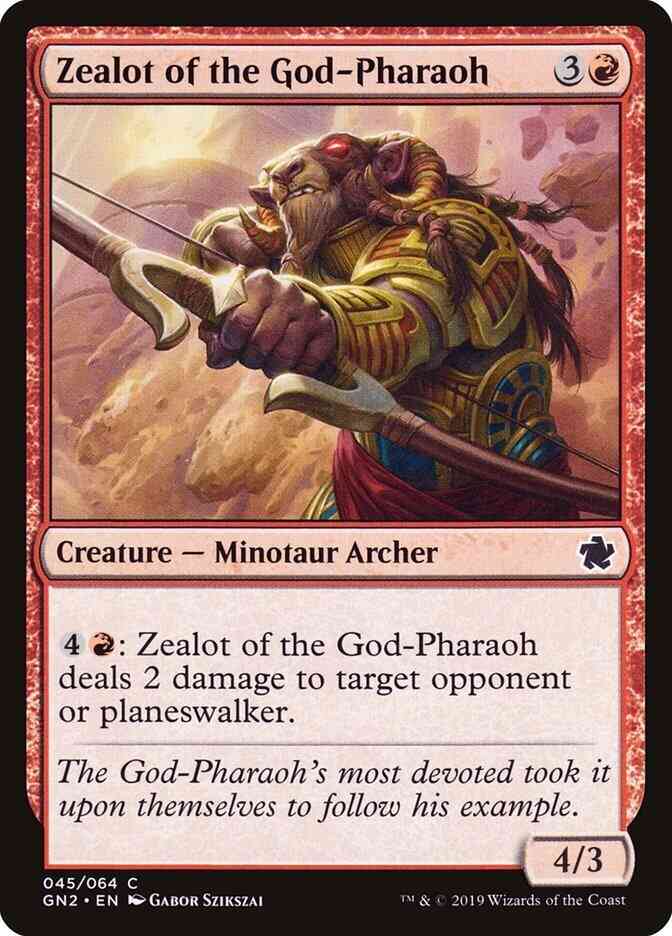 Zealot of the God-Pharaoh [45] [Game Night 2019] [Non-Foil]