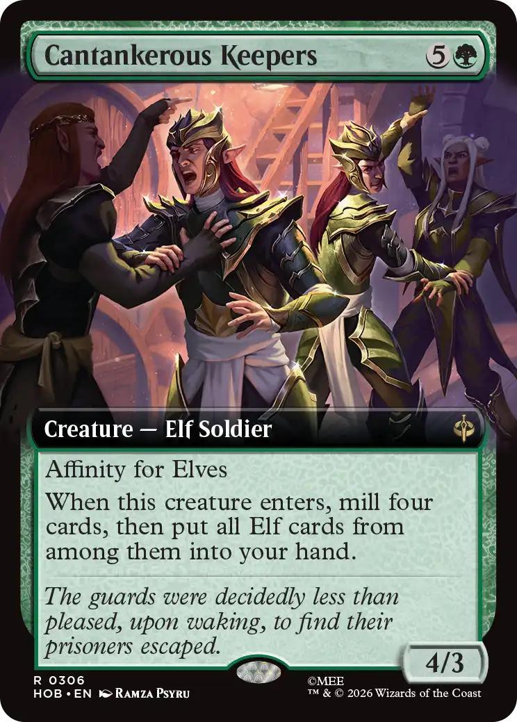 Cantankerous Keepers [306] [Extended Art] [The Hobbit] [Non-Foil]