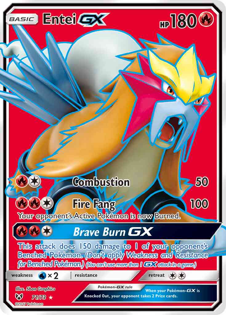 Entei-GX - 71/73 - Rare Ultra [sm35-71] [Ultra]