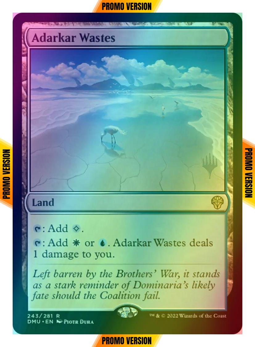 Adarkar Wastes [243p] [Promo Pack] [Dominaria United: Promos] [Foil]