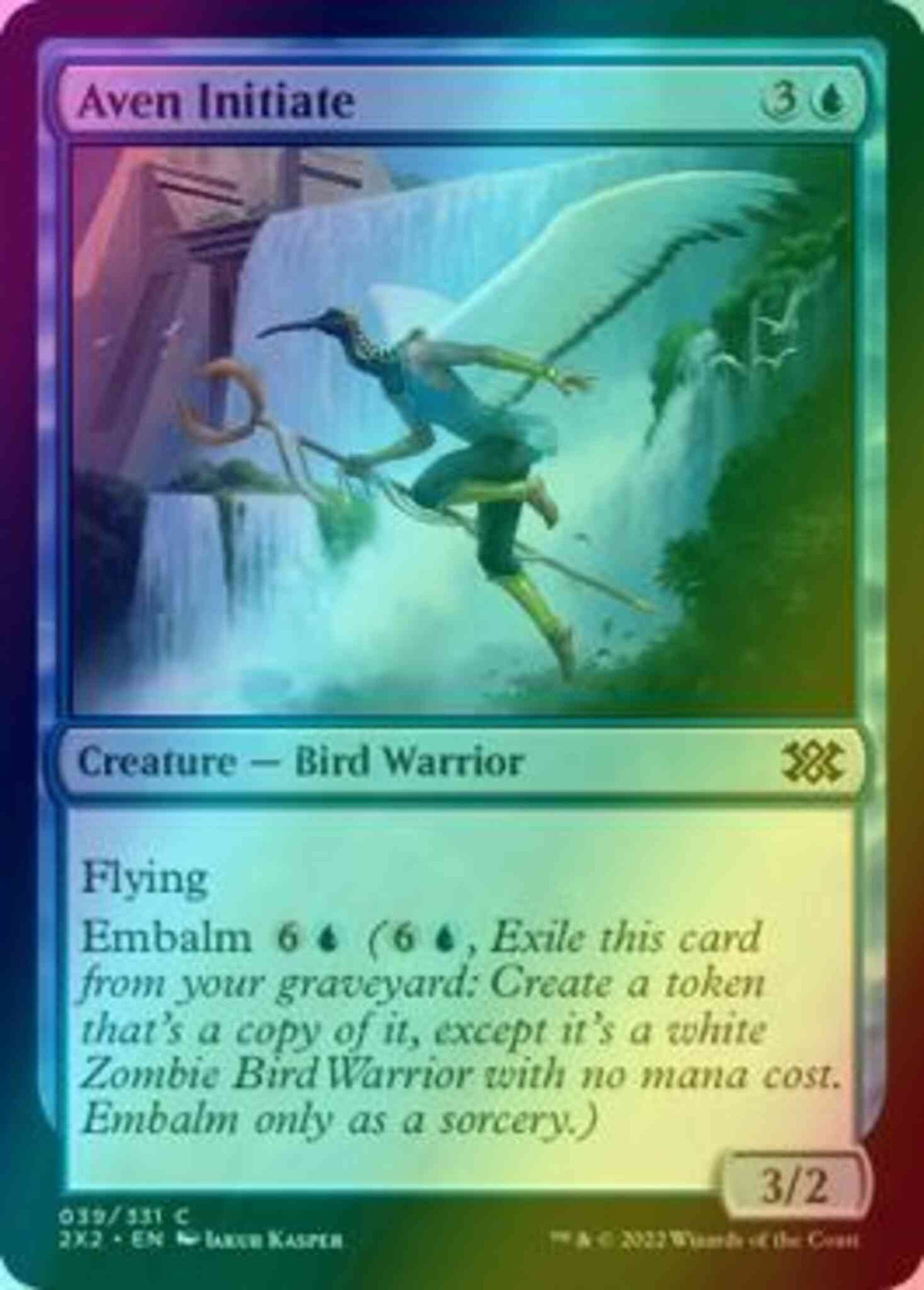 Aven Initiate [39] [Double Masters 2022] [Foil]