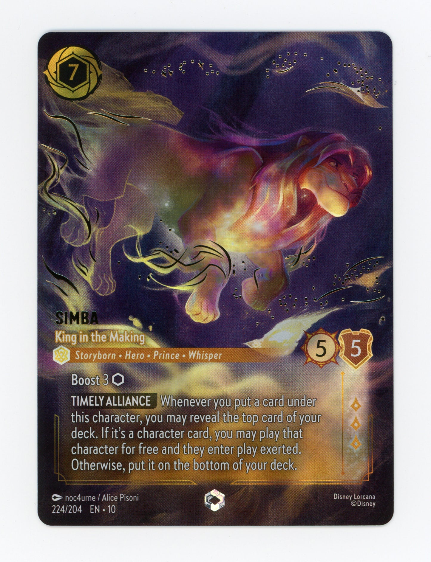 Simba - King in the Making — Enchanted|Holofoil — ID 19148
