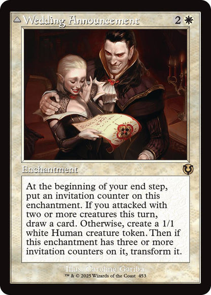 Wedding Announcement // Wedding Festivity [453] [Retro Frame] [Innistrad Remastered] [Non-Foil]