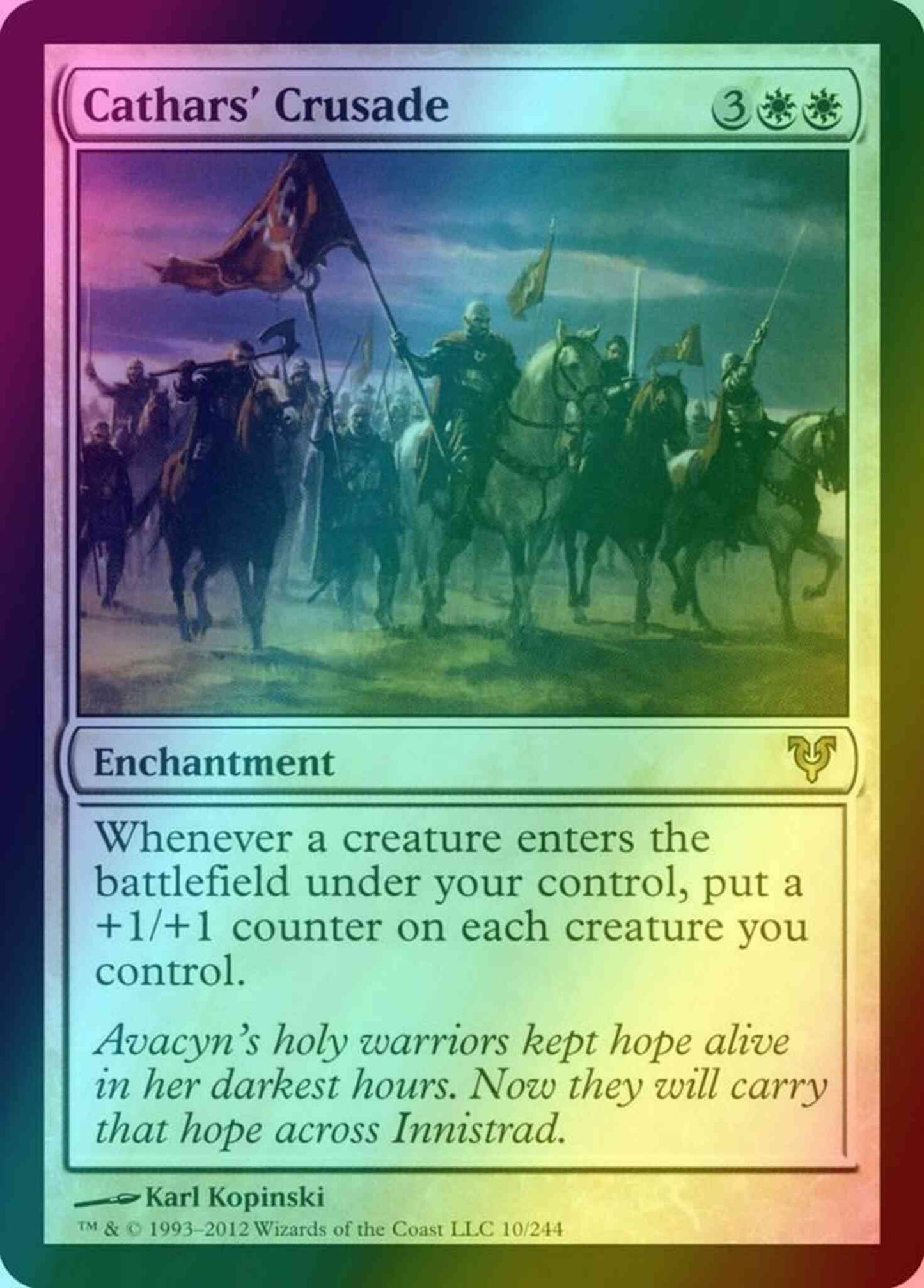 Cathars' Crusade [10] [Avacyn Restored] [Foil]