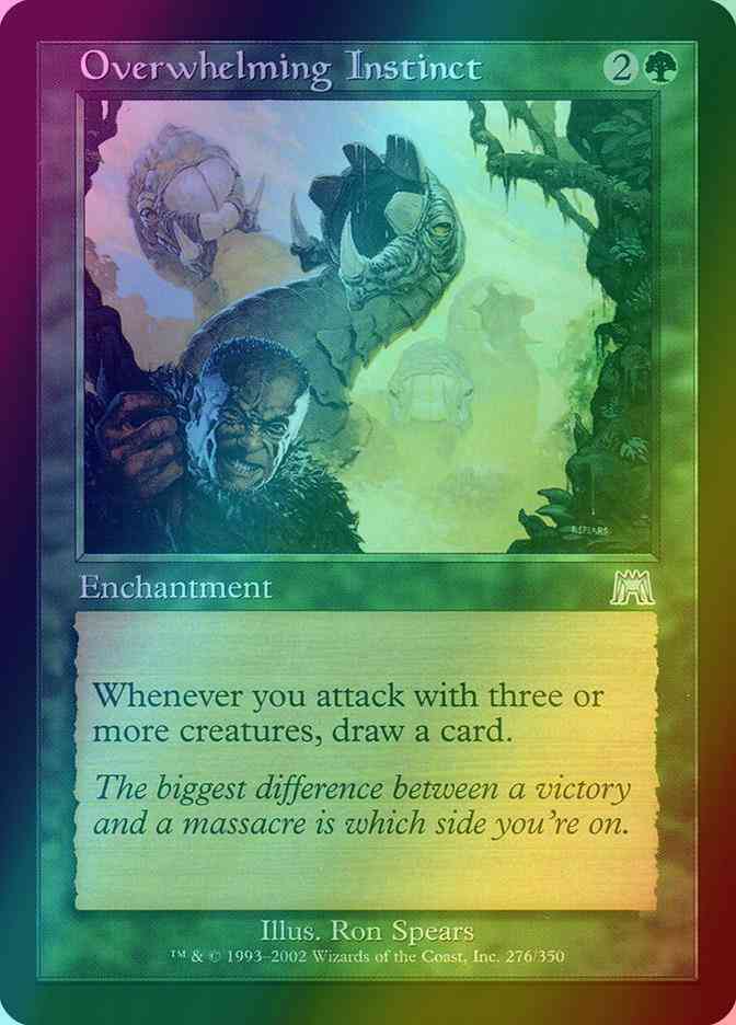 Overwhelming Instinct [276] [Onslaught] [Foil]