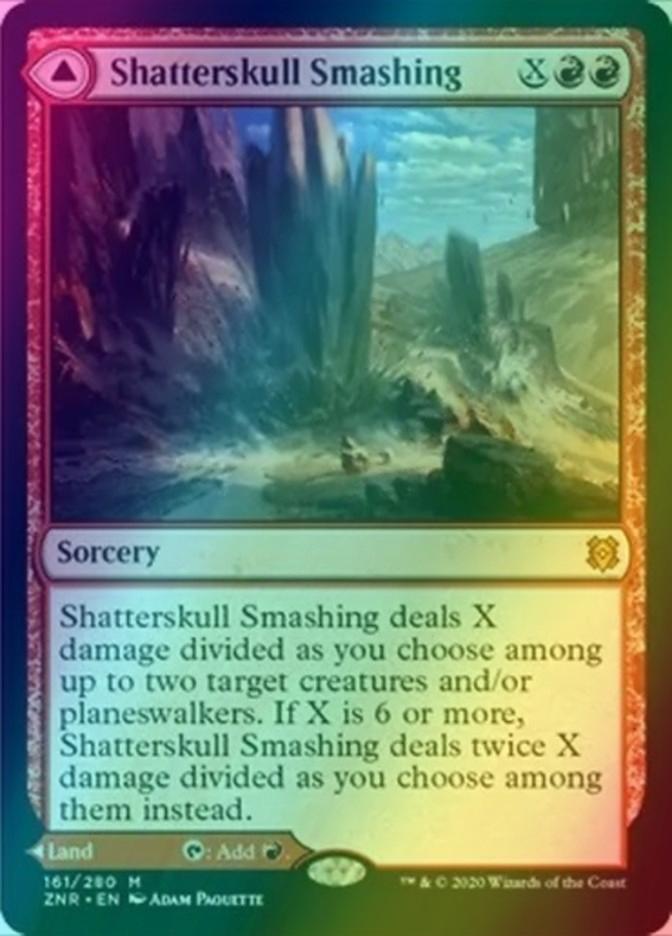 Shatterskull Smashing // Shatterskull, the Hammer Pass [161] [Zendikar Rising] [Foil]