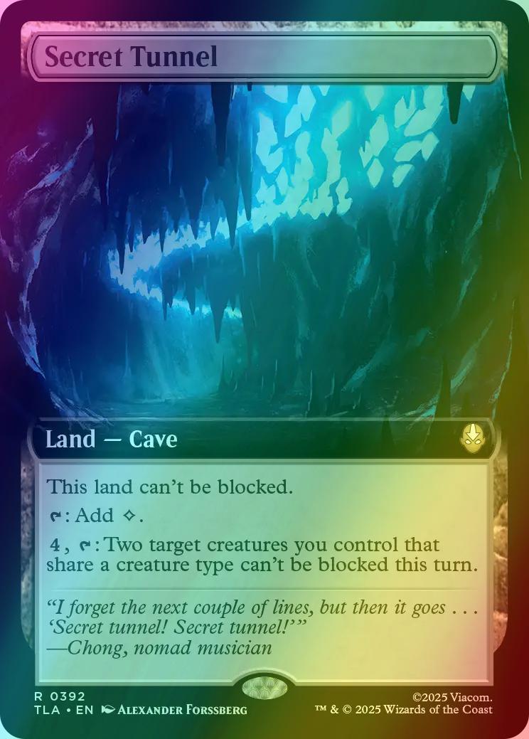 Secret Tunnel [392] [Extended Art] [Avatar: The Last Airbender] [Foil]
