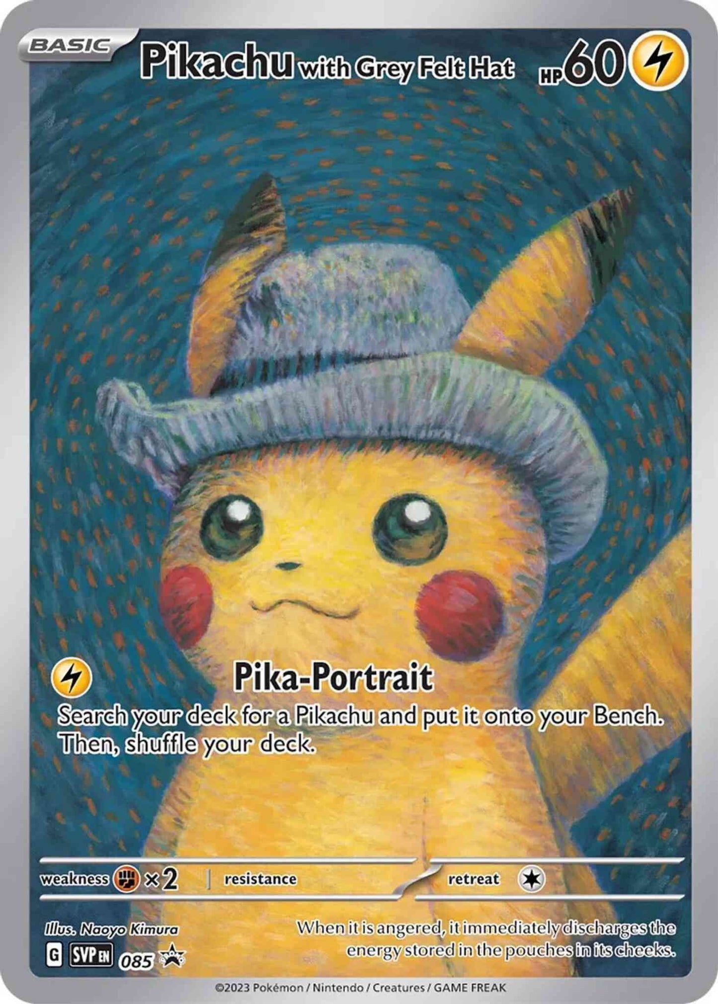 Pikachu with Grey Felt Hat - 085 - Promo [svp-085] [Non-Holo]