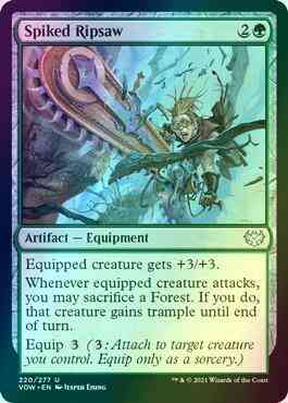 Spiked Ripsaw [220] [Innistrad: Crimson Vow] [Foil]