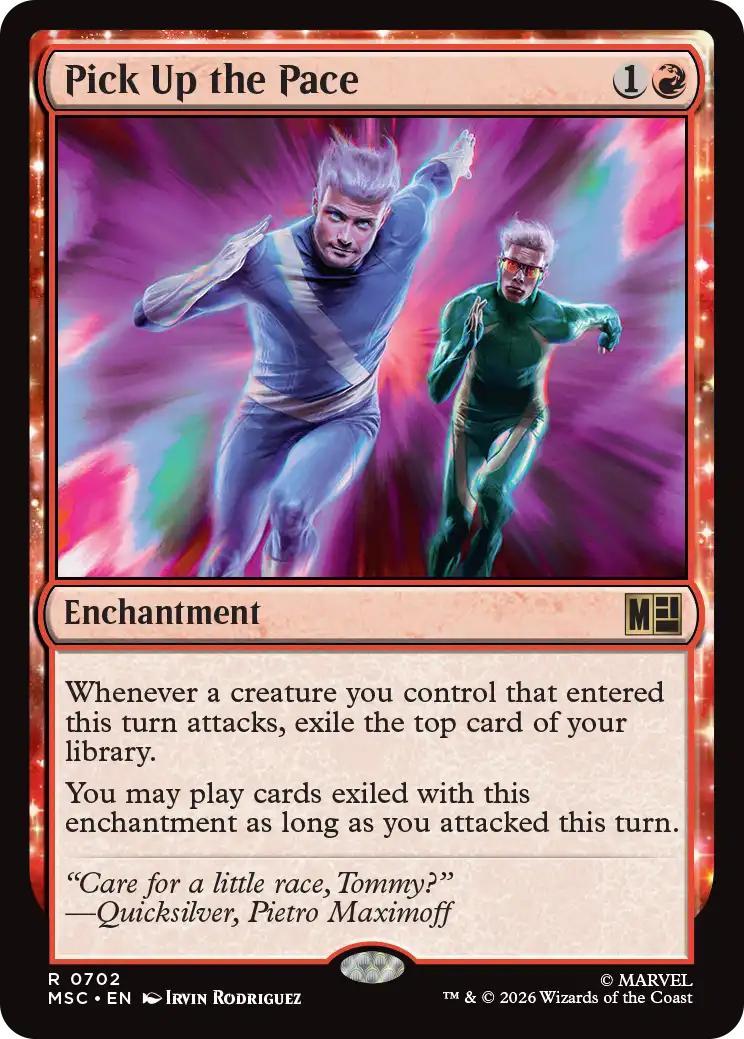 Pick Up the Pace [702] [Jumpstart] [Marvel Super Heroes: Commander] [Non-Foil]