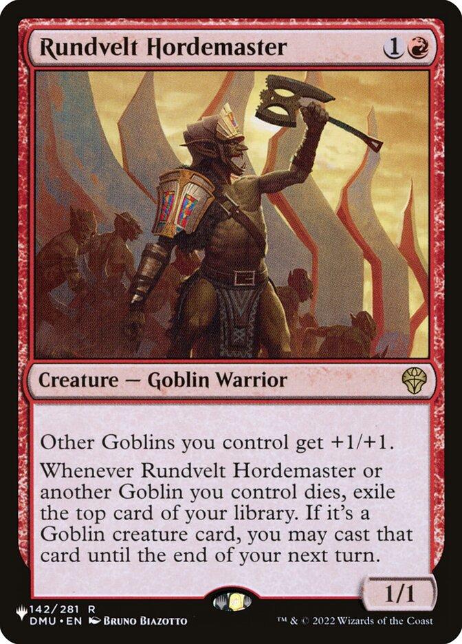 Rundvelt Hordemaster [DMU-142] [The List] [Non-Foil]