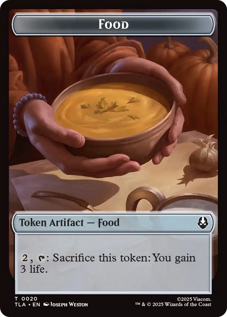 Bear Token (12) // Food Token (20) [Avatar: The Last Airbender: Tokens] [Non-Foil]