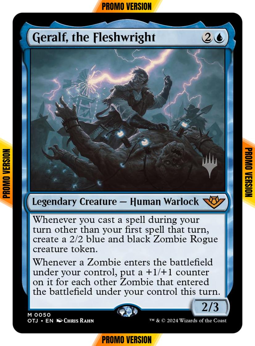 Geralf, the Fleshwright [50p] [Promo Pack] [Outlaws of Thunder Junction: Promos] [Non-Foil]