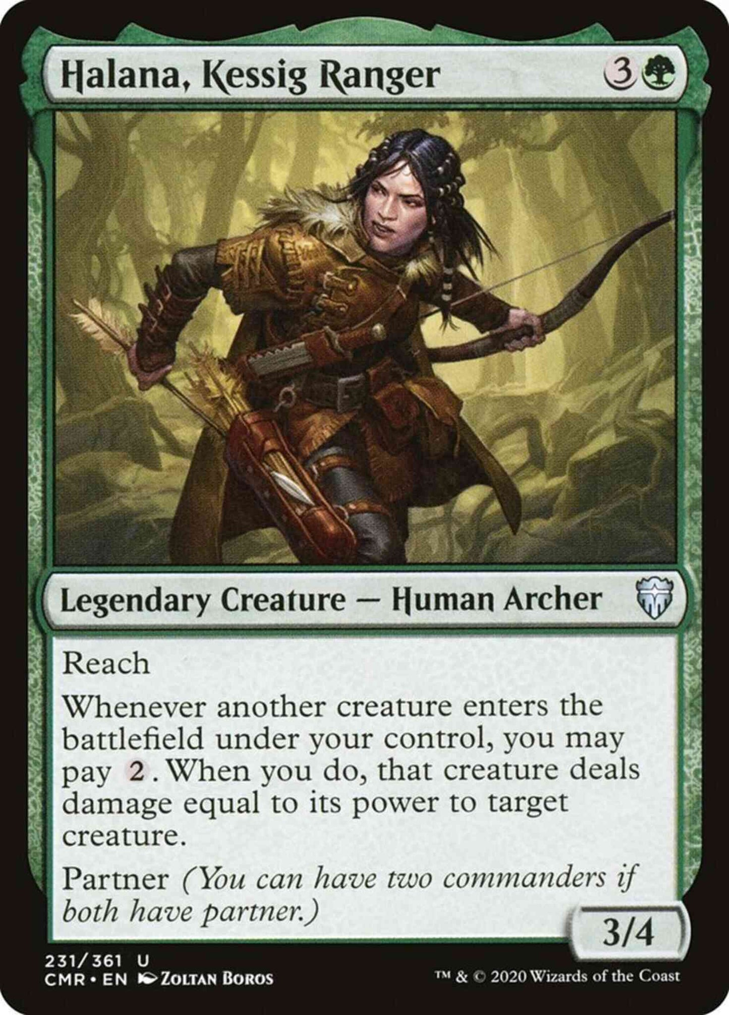 Halana, Kessig Ranger [231] [Commander Legends] [Non-Foil]