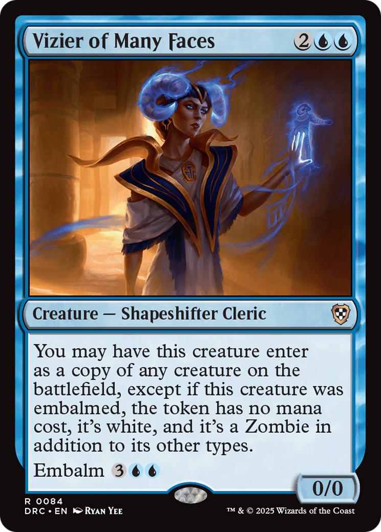 Vizier of Many Faces [84] [Aetherdrift: Commander] [Non-Foil]
