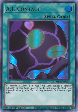 A.I. Contact - MP21-EN073 - Ultra Rare - 1st Edition