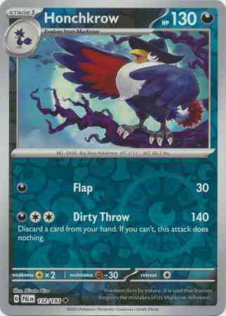 Honchkrow - 132/193 - Uncommon [sv02-132] [Reverse Holo]