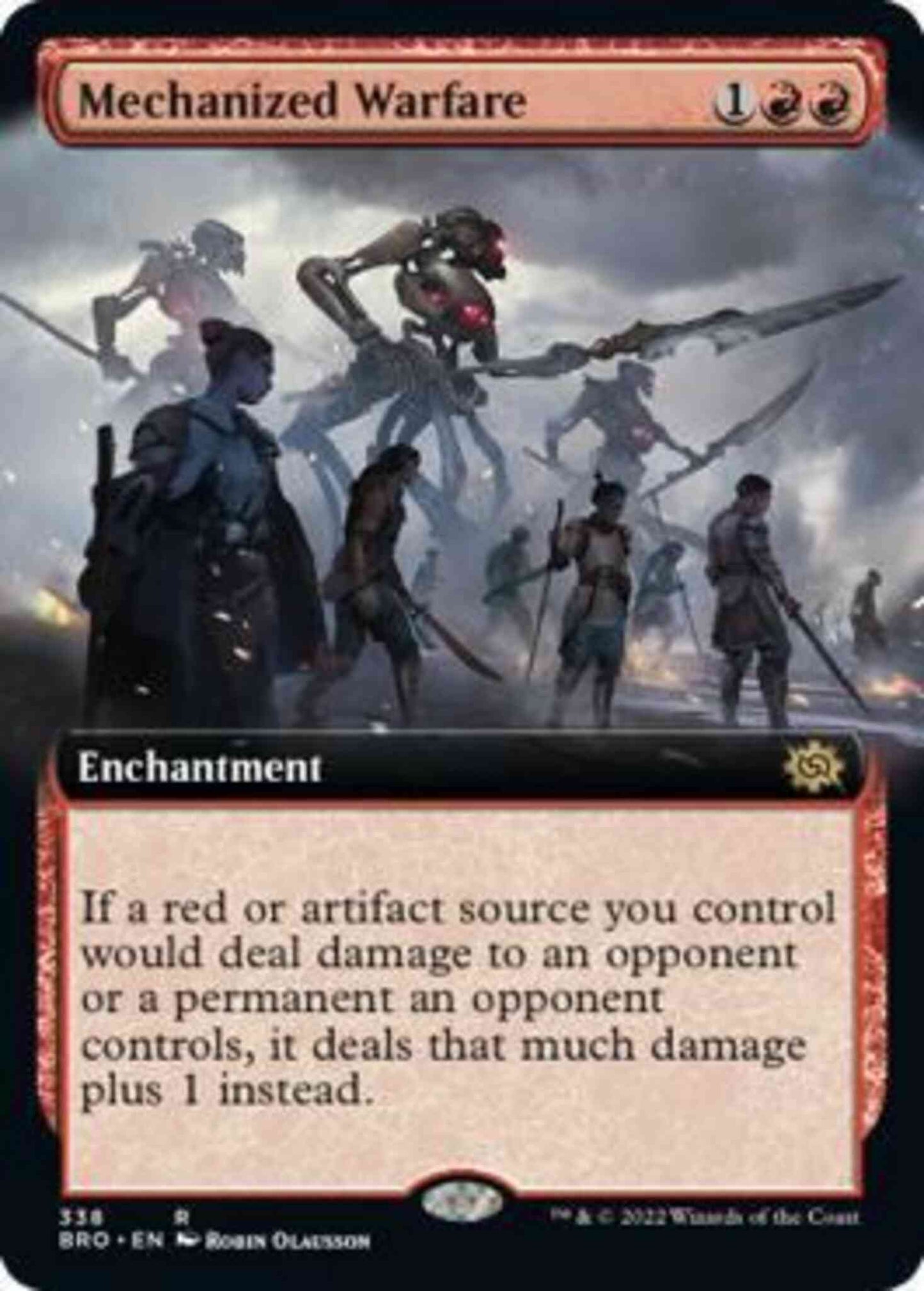 Mechanized Warfare [338] [Extended Art] [The Brothers' War] [Non-Foil]