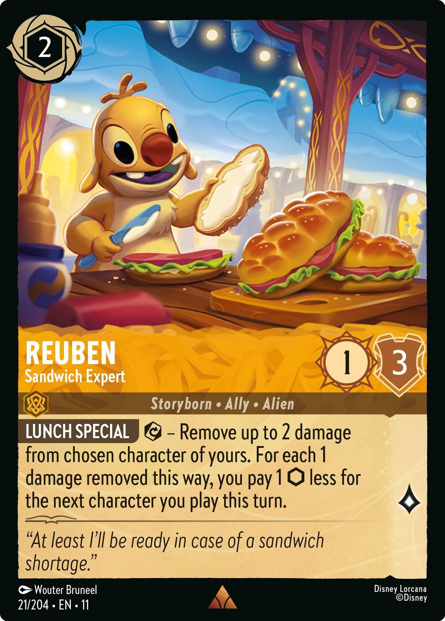 Reuben - Sandwich Expert - 21/204 [Winterspell] [Non-Foil]