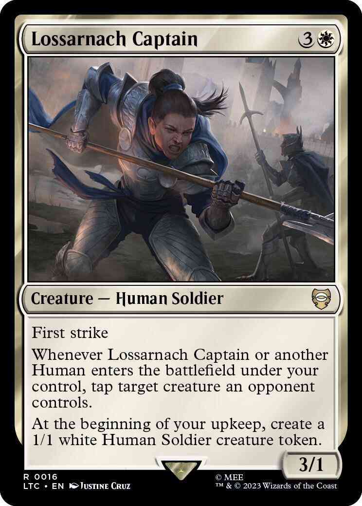Lossarnach Captain [16] [The Lord of the Rings: Tales of Middle-earth: Commander] [Non-Foil]