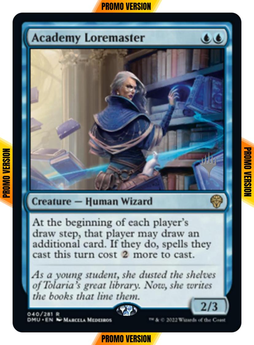 Academy Loremaster [40p] [Promo Pack] [Dominaria United: Promos] [Non-Foil]