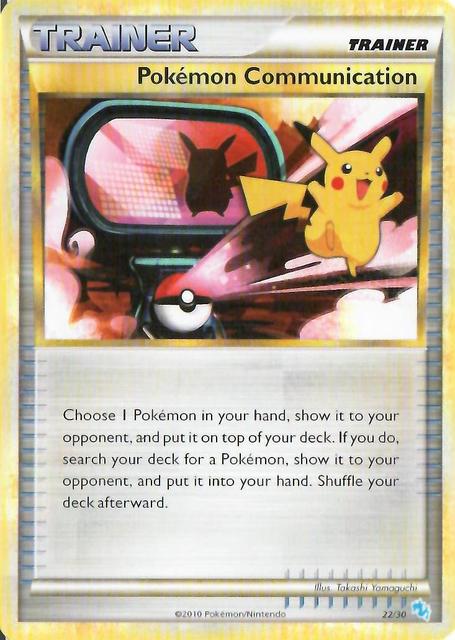 Pokmon Communication - 22/30 - [XY Trainer Kit (Gyarados)] [Non-Holo]