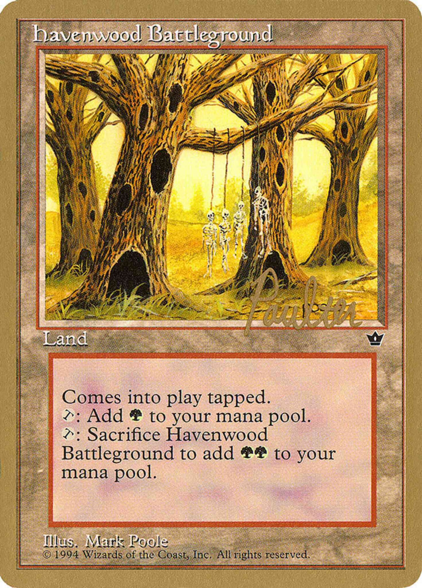 Havenwood Battleground [pp96] [Preston Poulter] [Pro Tour Collector Set] [Non-Foil]