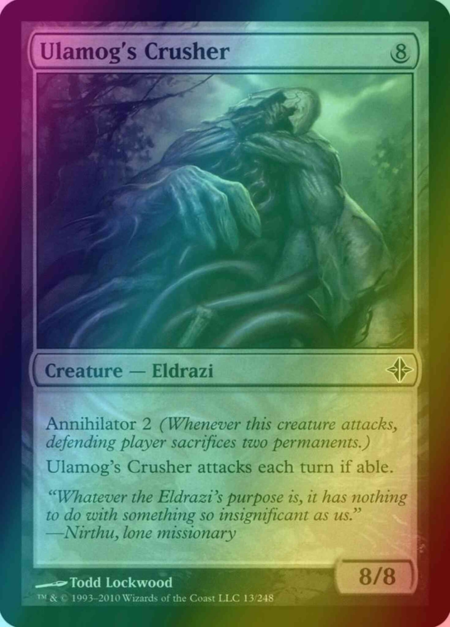 Ulamog's Crusher [13] [Rise Of The Eldrazi] [Foil]