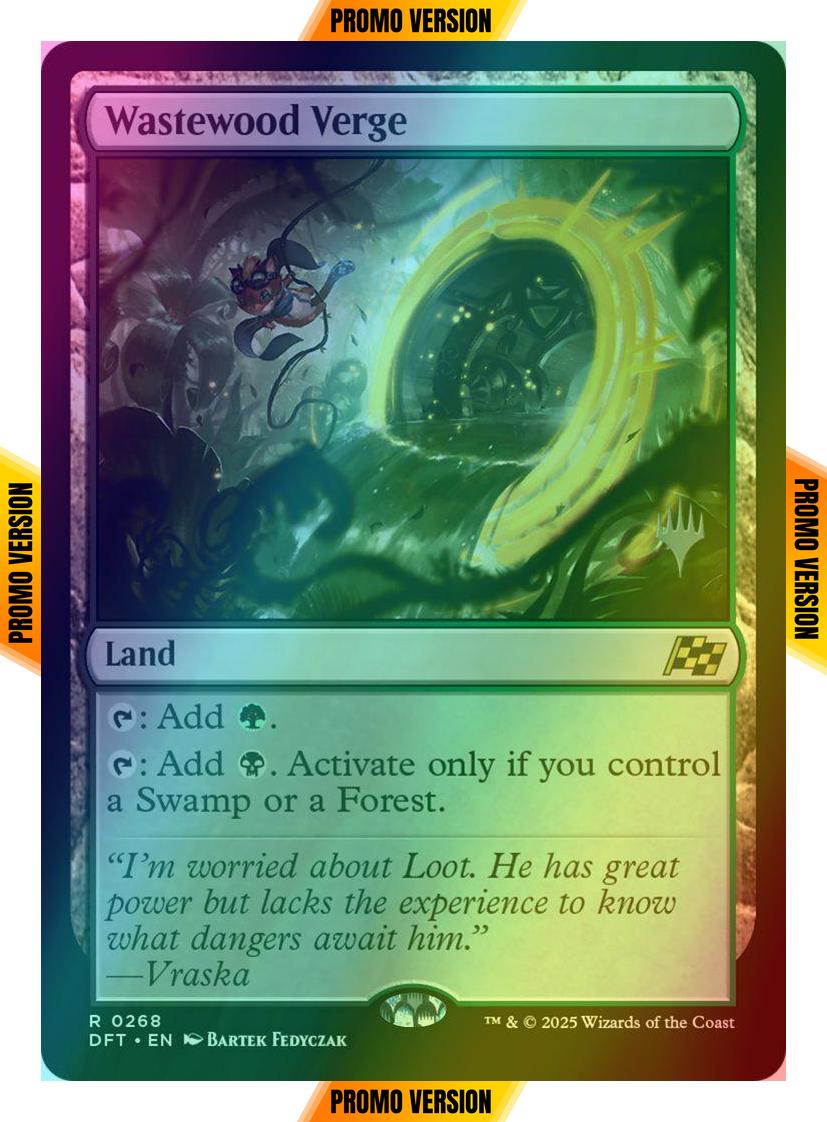Wastewood Verge [268p] [Promo Pack] [Aetherdrift: Promos] [Foil]