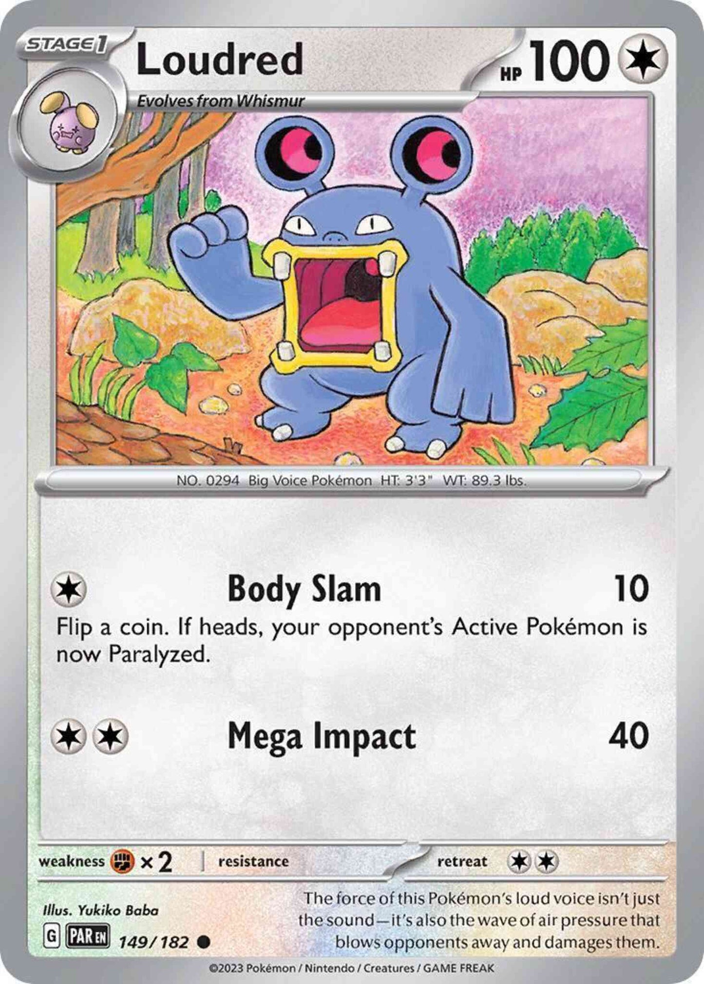 Loudred - 149/182 - Common [sv04-149] [Non-Holo]