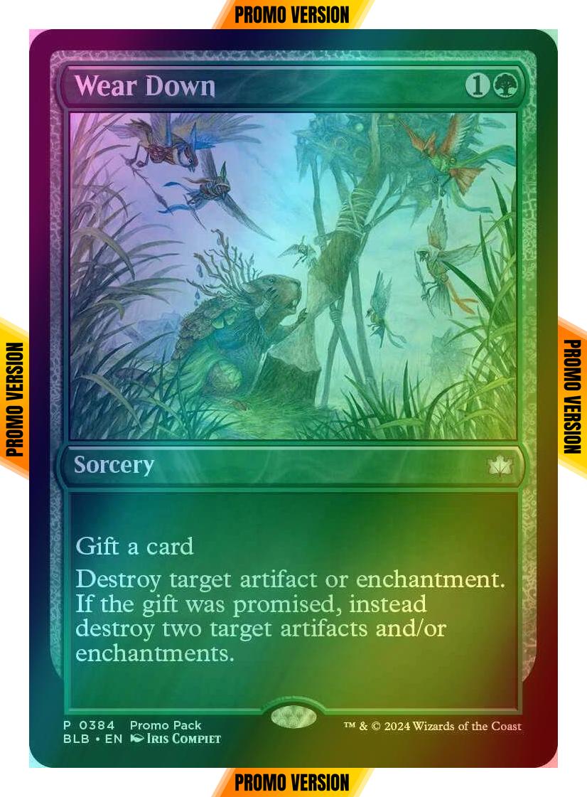 Wear Down [384] [Dark Frame Promo Pack] [Bloomburrow] [Foil]