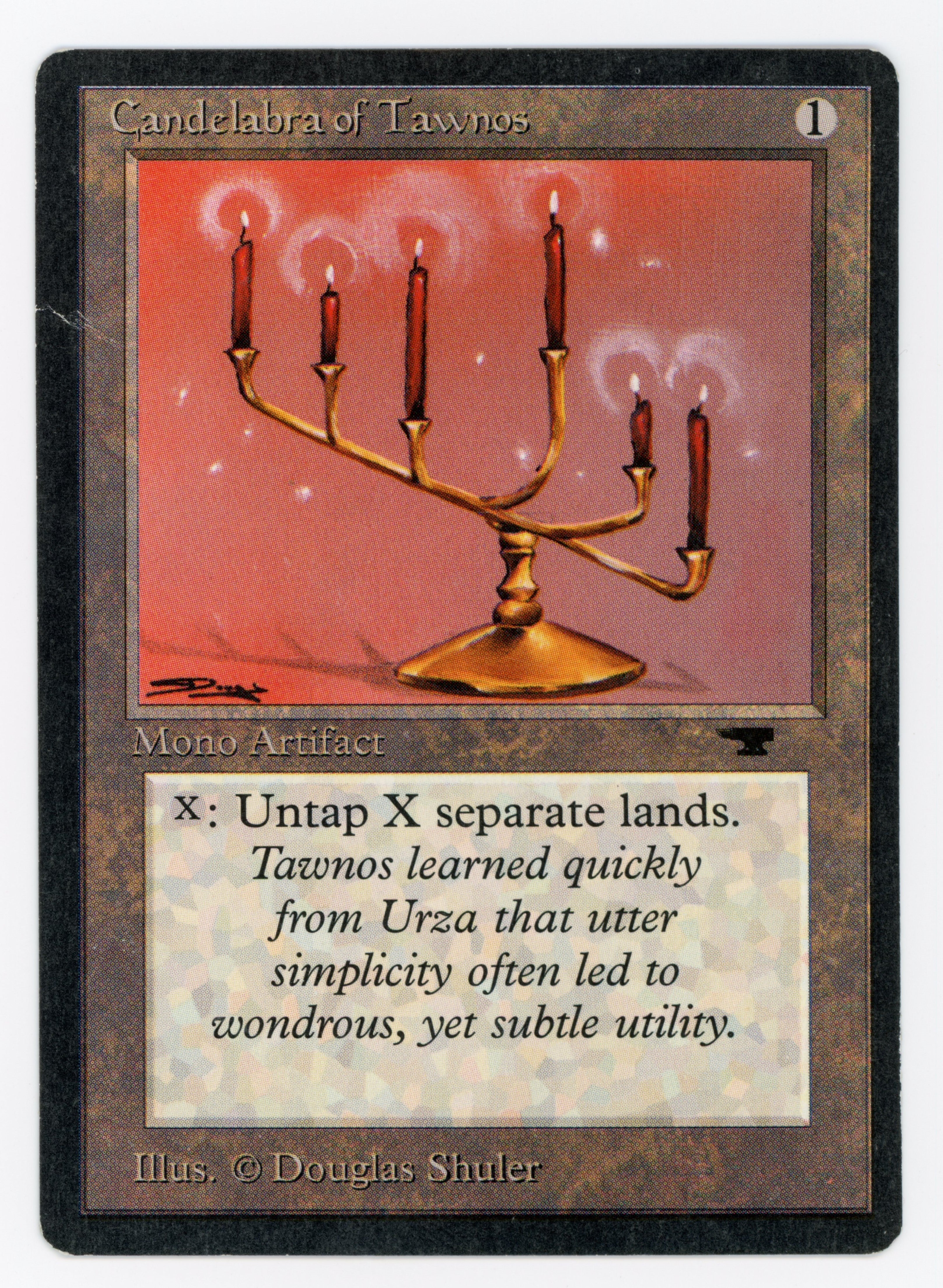 Candelabra of Tawnos ① Candelabra of Tawnos - Damaged - Scan 13368 – Face to Face Games